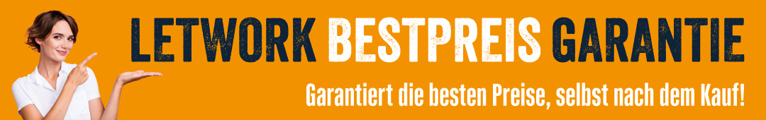 Bannière Letwork Garantie du meilleur prix - Les meilleurs prix même après l'achat