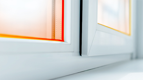 Fensterheizung in Dekorleiste