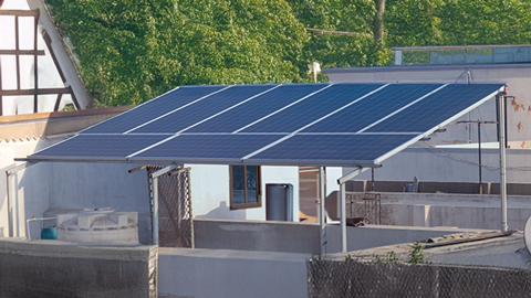 Terrassenüberdachung solar mit Photovoltaik