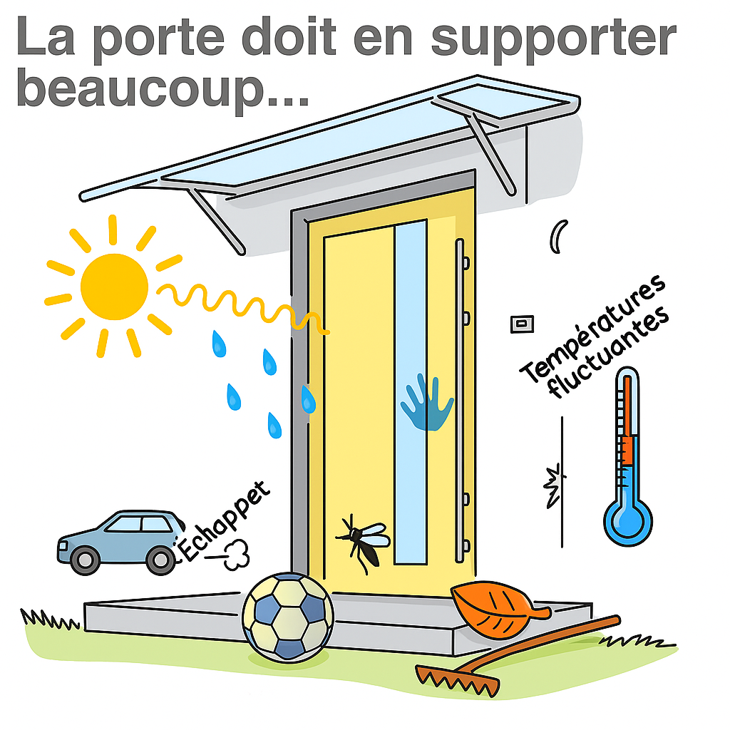 La couleur et le revêtement des portes sont non seulement importants esthétiquement mais aussi fonctionnellement