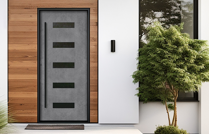 Image d'en-tête de la catégorie portes d’entrée aluminium Feldmann & Mayer P90