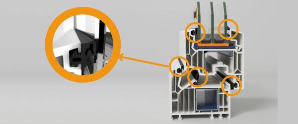 fenêtre à haute efficacité énergétique Fensterdichtungen