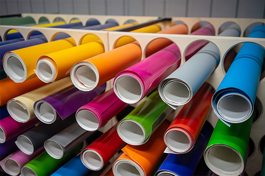 Bunte Fensterfolien zur Auswahl