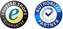 TrustLogos Letwork avec label de qualité Trusted Shops et label de partenaire autorisé TÜV