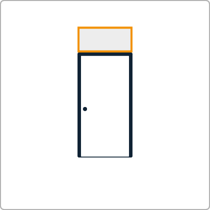 Portes d'entrée en aluminium Feldmann et Mayer avec imposte