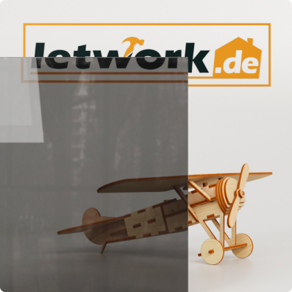 Feldmann und Mayer Türen Verglasung der Seitenteile und Oberlichter mit Graphitgrau Glas