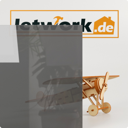 Feldmann und Mayer Türen Verglasung der Seitenteile und Oberlichter mit Reflex Grey Glas