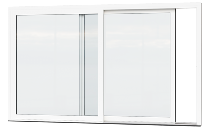 Baie levante-coulissante en PVC