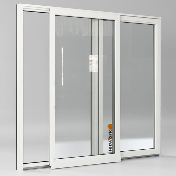 Baie oscillo-coulissante PVC-Alu