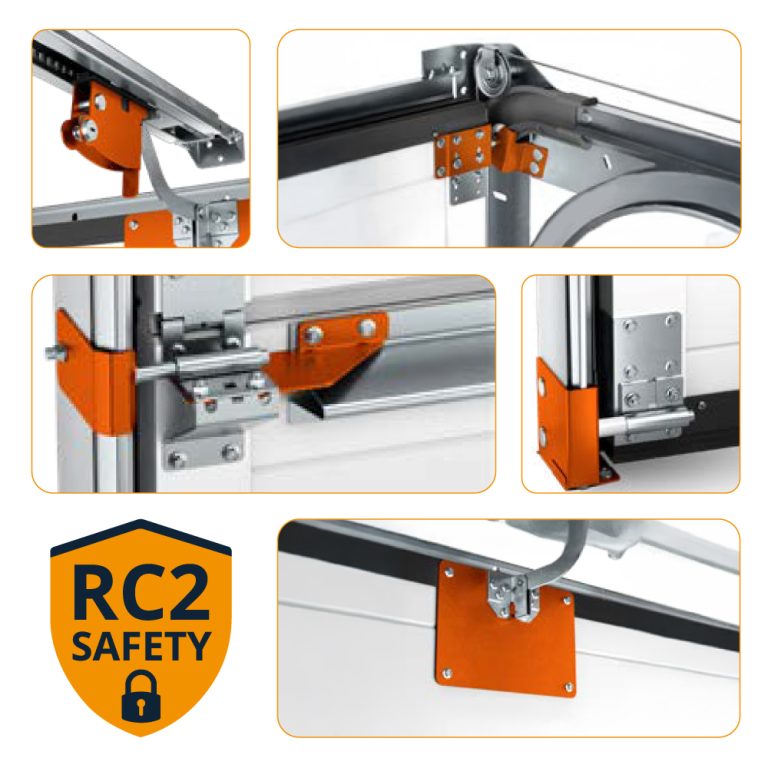 RC2 Sicherheitspaket mit Verstärkungen für Domuteq-Garagentore