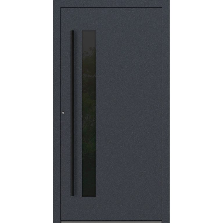 Aluminium-Haustür Feldmann und Mayer P90 und SL75 Design Blackline RC2 M34 in Anthrazit