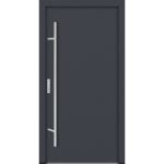 Feldmann und Mayer Aluminium-Haustür AC68 Design M00 in anthrazit