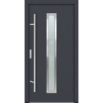 Feldmann und Mayer Aluminium-Haustür AC68 Design M01 in anthrazit