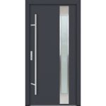 Feldmann und Mayer Aluminium-Haustür AC68 Design M04 in anthrazit