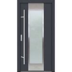 Feldmann und Mayer Aluminium-Haustür AC68 Design M08 in anthrazit
