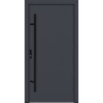 Feldmann und Mayer Aluminium-Haustür AC68 Design Blackline M20 in anthrazit