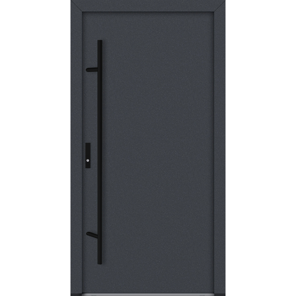 Feldmann und Mayer Aluminium-Haustür AC68 Design Blackline M20 in anthrazit