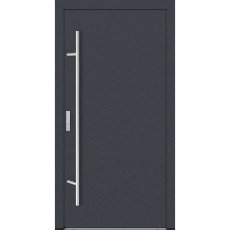 Feldmann und Mayer Aluminium-Haustür DS82 Design M00 in Anthrazit