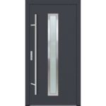 Feldmann und Mayer Aluminium-Haustür DS82 Design M01 in Anthrazit