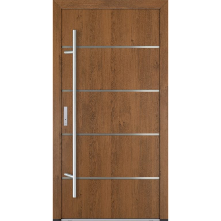 Feldmann und Mayer Aluminium-Haustür DS82 Design M02 in Winchester