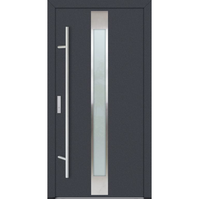 Feldmann und Mayer Aluminium-Haustür DS82 Design M05 in Anthrazit