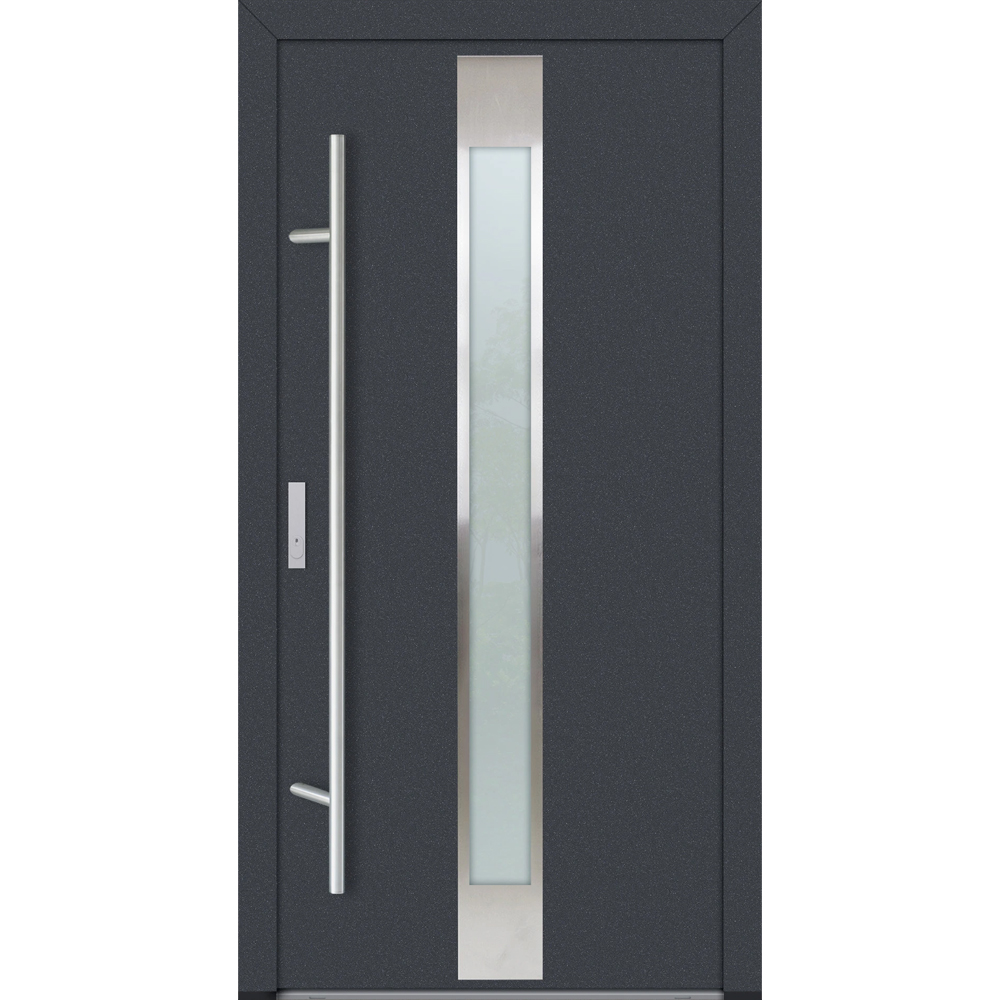 Feldmann und Mayer Aluminium-Haustür DS82 Design M05 in Anthrazit