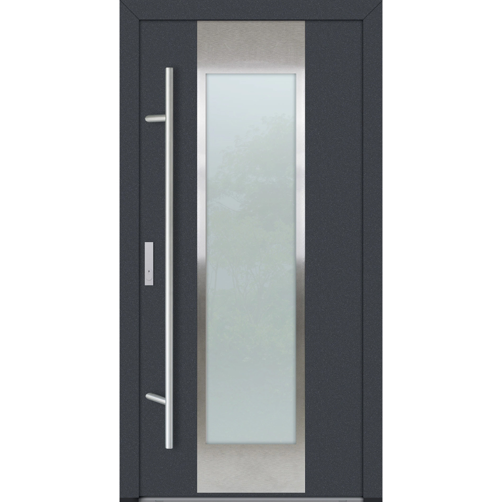 Feldmann und Mayer Aluminium-Haustür DS82 Design M08 in Anthrazit