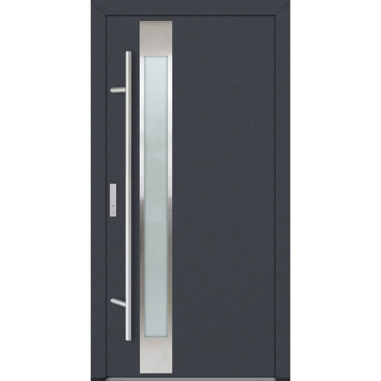 Feldmann und Mayer Aluminium-Haustür DS82 Design M14 in Anthrazit