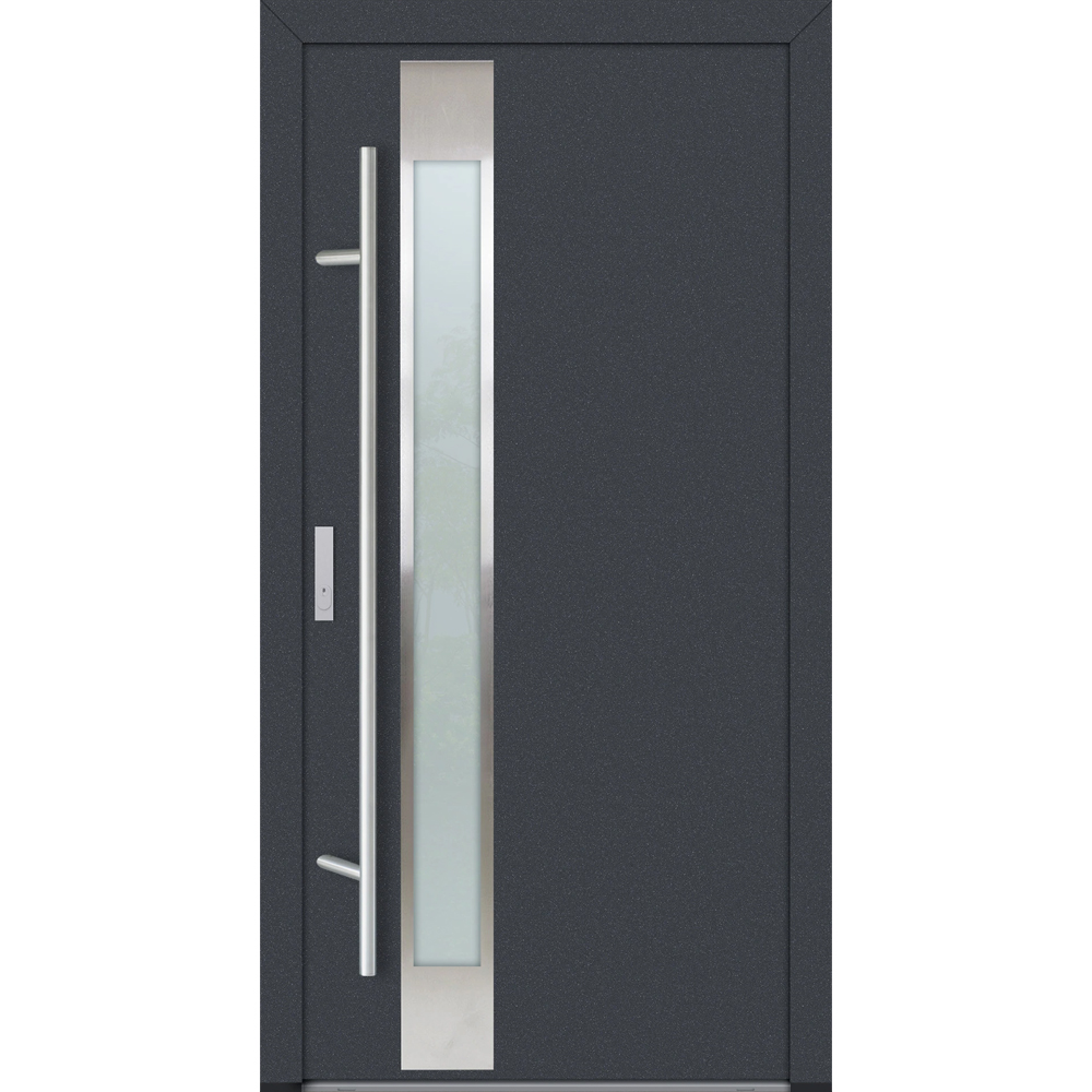 Feldmann und Mayer Aluminium-Haustür DS82 Design M14 in Anthrazit