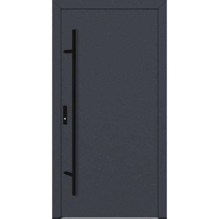 Feldmann und Mayer Aluminium-Haustür DS82 Design Blackline M20 in Anthrazit