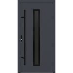 Feldmann und Mayer Aluminium-Haustür DS82 Design Blackline M21 in anthrazit