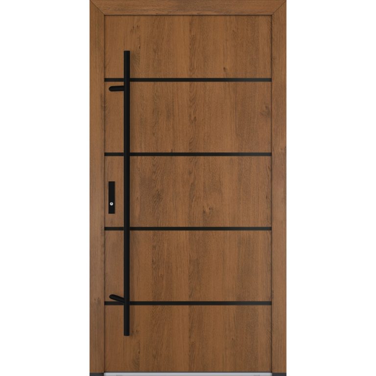 Feldmann und Mayer Aluminium-Haustür DS82 Design Blackline M22 in Winchester