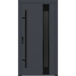 Feldmann und Mayer Aluminium-Haustür DS82 Design Blackline M24 in Anthrazit