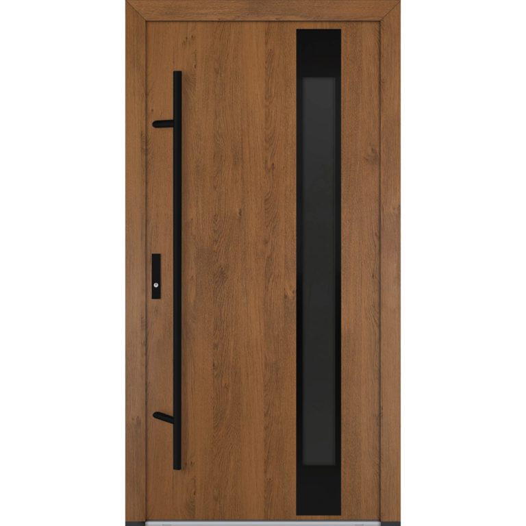 Feldmann und Mayer Aluminium-Haustür DS82 Design Blackline M24 in Winchester