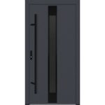 Feldmann und Mayer Aluminium-Haustür DS82 Design Blackline M25 in Anthrazit