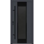 Feldmann und Mayer Aluminium-Haustür DS82 Design Blackline M28 in Anthrazit